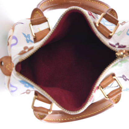 Louis Vuitton Monogram Multicolor Mini Sac HL Speedy White 5 of 11