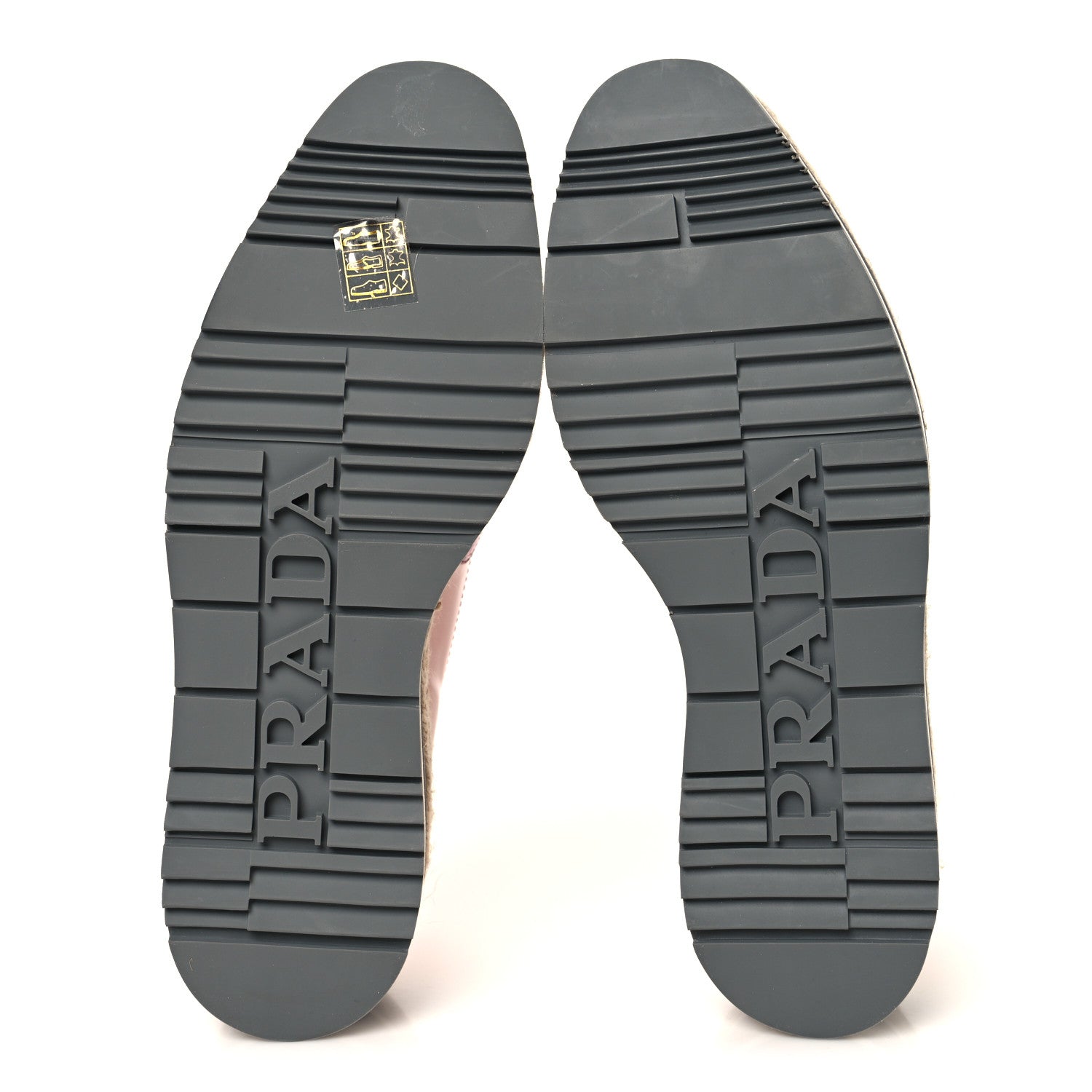 Prada Patent Calfskin Espadrille Hearts 45mm Platform Sneakers