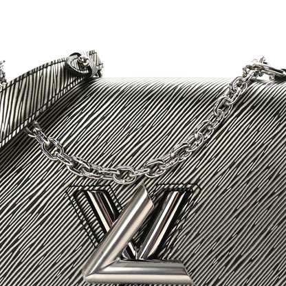Louis Vuitton Epi Twist Shoulder Bag MM Platine 7 of 9