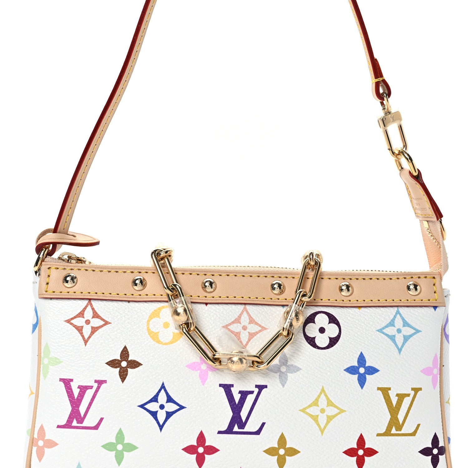 Louis Vuitton LV X TM Monogram Multicolor Pochette Accessories White 7 of 10