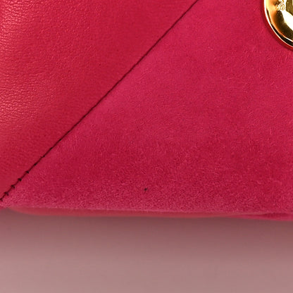 Saint Laurent Lambskin Suede Patchwork Monogram Medium Jamie Fuchsia 20 of 20