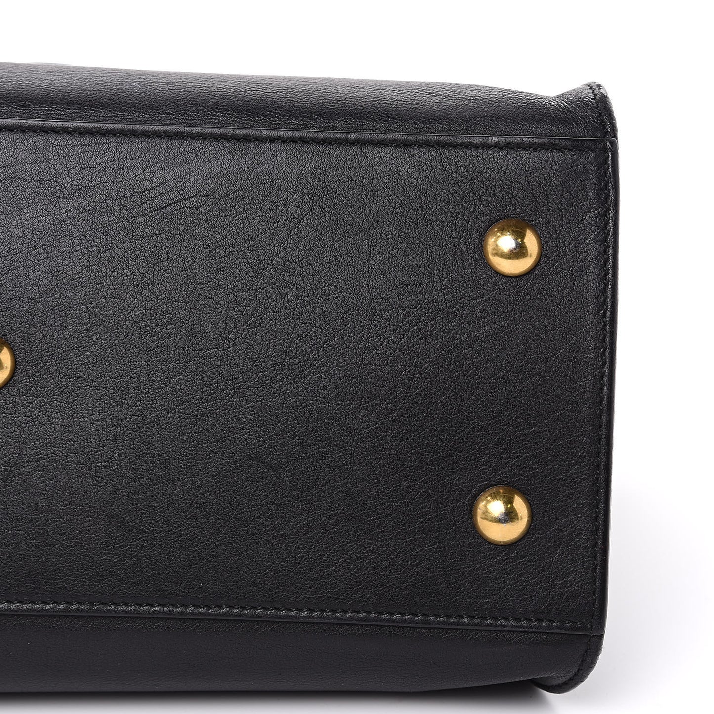Calfskin Small Classic Y Cabas Black
