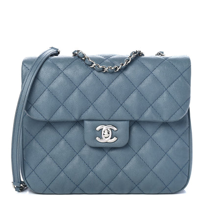 Chanel Caviar Quilted Medium Urban Companion Flap Blue 1 of 4