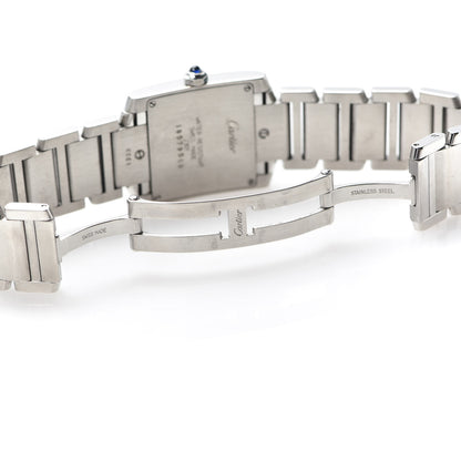 Cartier Stainless Steel 25mm Tank Francaise Quartz Watch 7 of 8