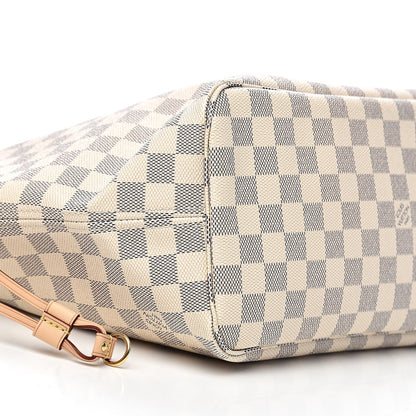 Louis Vuitton Damier Azur Neo Neverfull MM Rose Ballerine 9 of 11