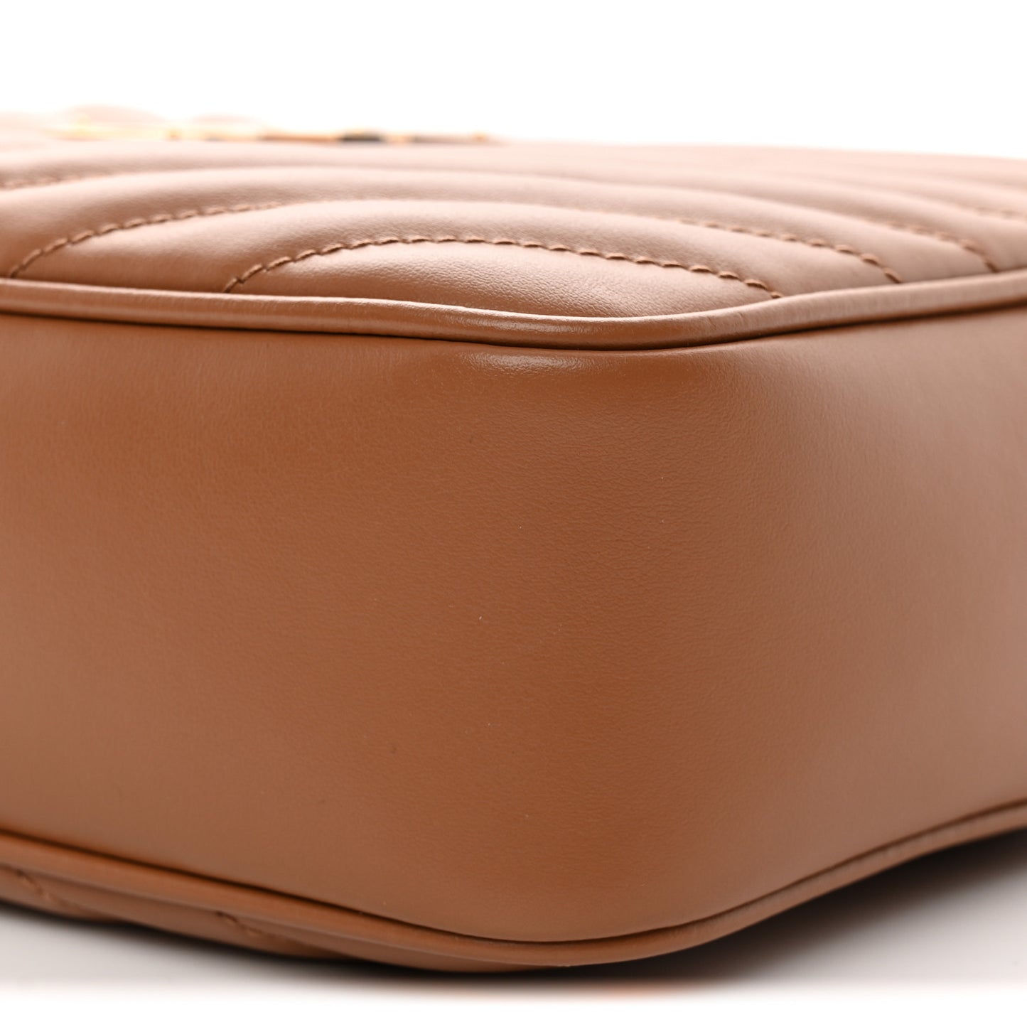 Calfskin Matelasse Monogram Lou Camera Bag Cinnamon