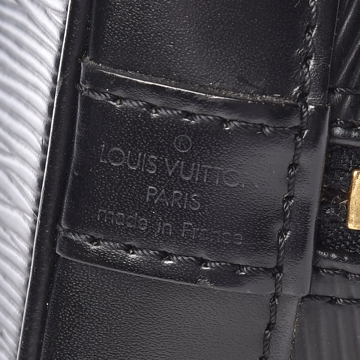 Louis Vuitton Epi Alma PM Black 8 of 11