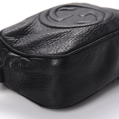 Gucci Pebbled Calfskin Mini Soho Disco Bag Black 6 of 12