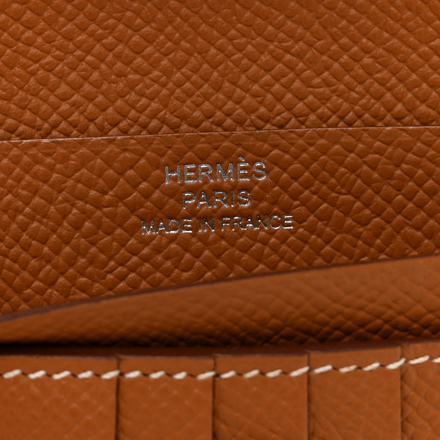 Hermes Epsom Bearn Compact Wallet Gold 6 of 7