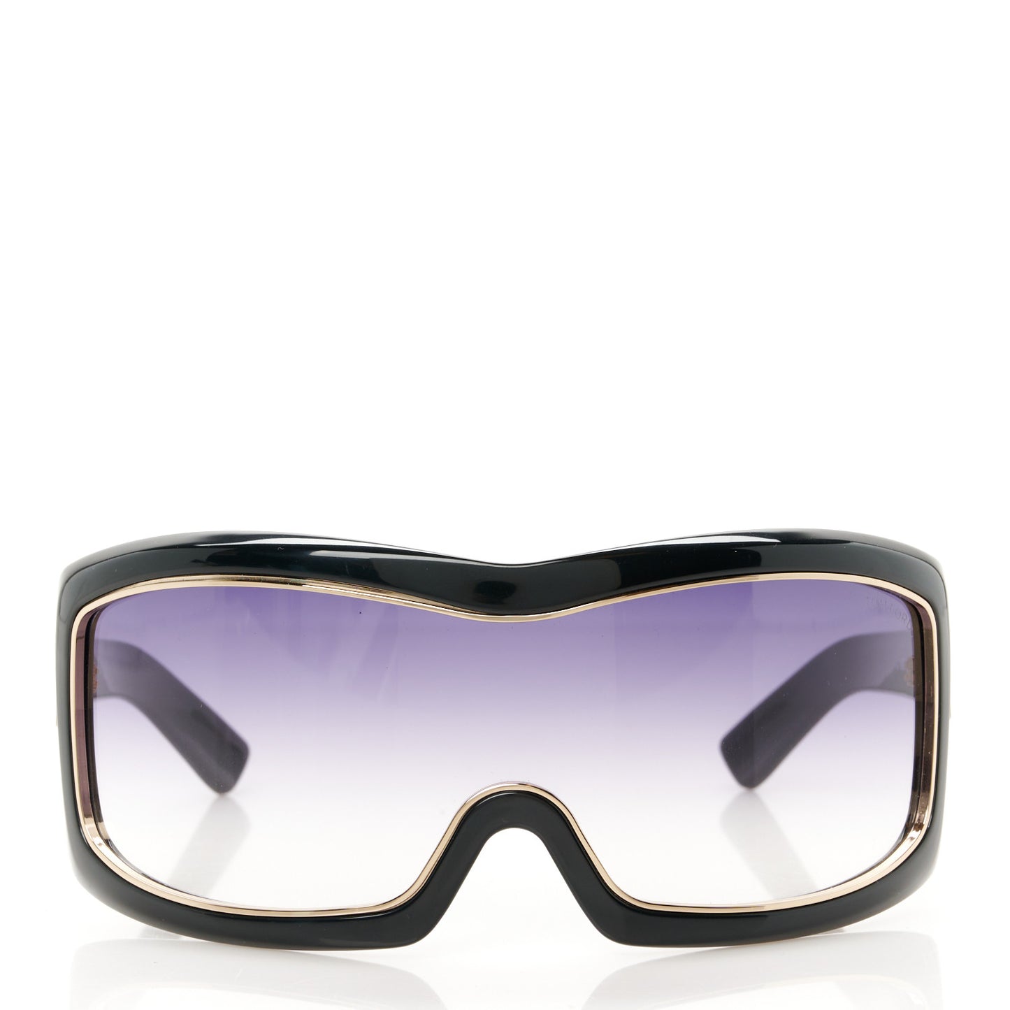 Olga Square Shield Sunglasses TF305 Black