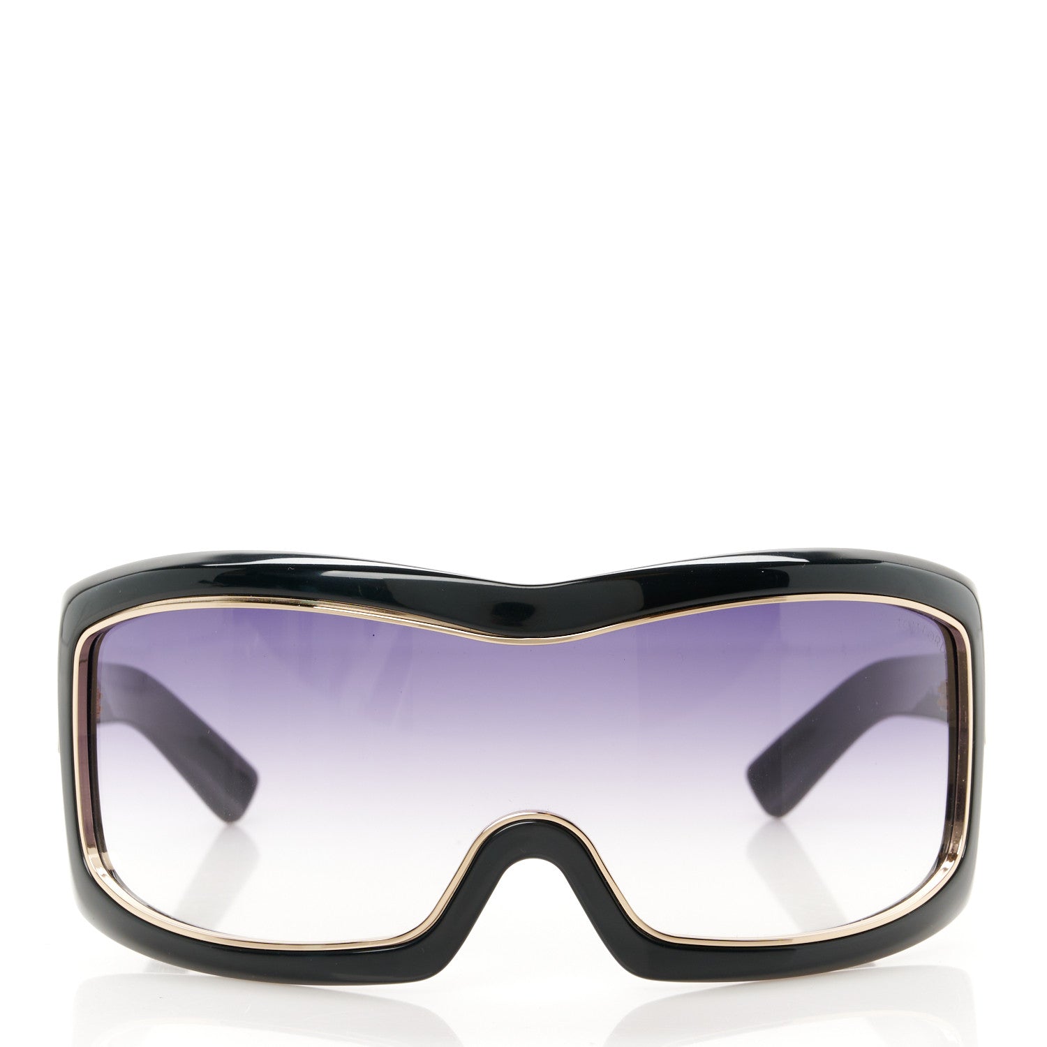 Tom Ford Olga Square Shield Sunglasses TF305 Black 2 of 8