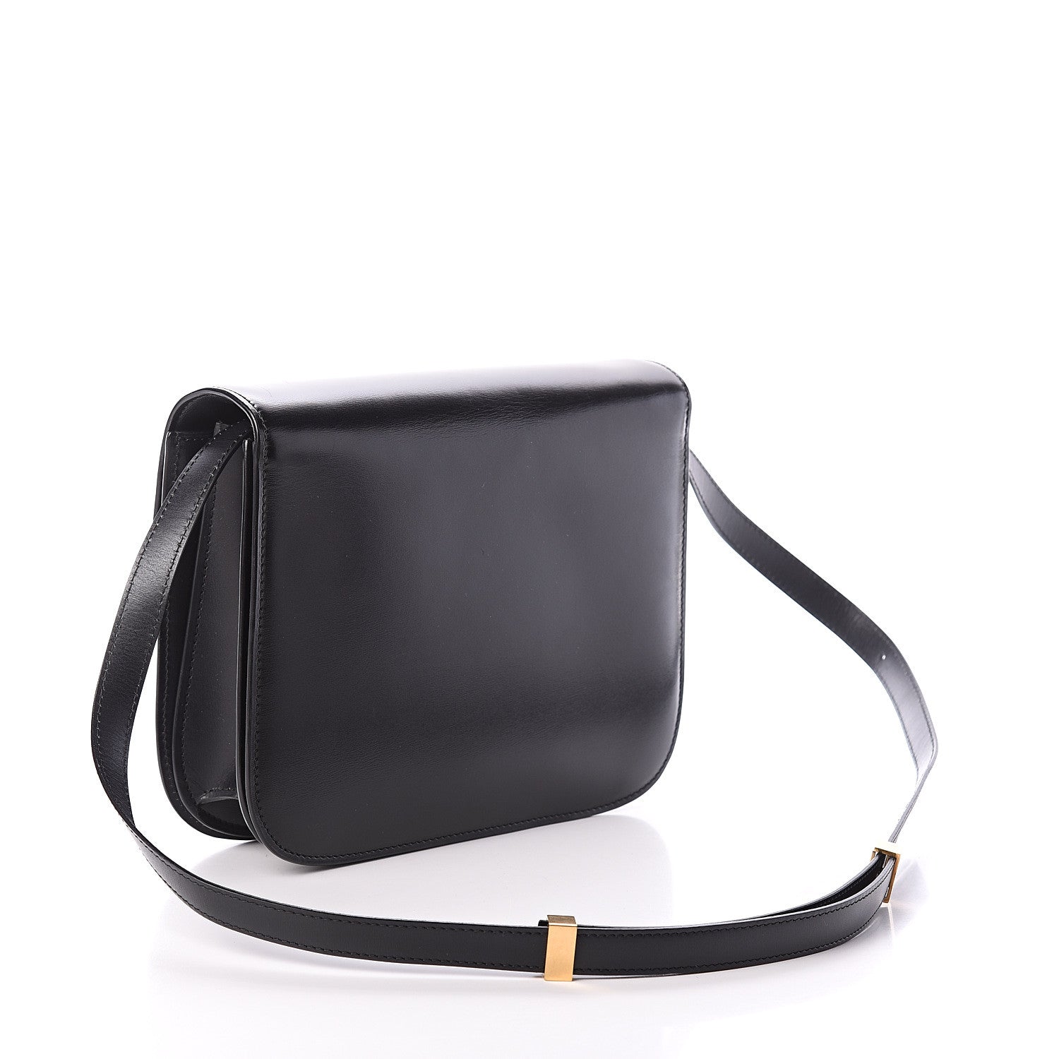 Celine Box Calfskin Medium Classic Box Flap Bag Black 2 of 7