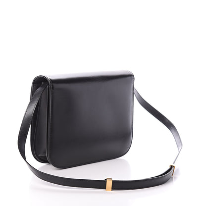 Celine Box Calfskin Medium Classic Box Flap Bag Black 2 of 7