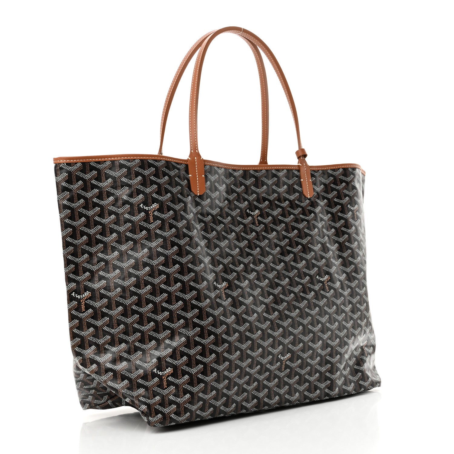 Goyard Goyardine Saint Louis GM Black Gold 4 of 11