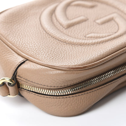 Gucci Pebbled Calfskin Small Soho Disco Bag Rose Beige 8 of 21
