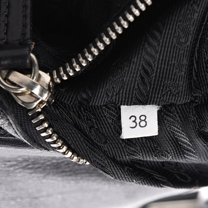 Prada Tessuto Nylon Nappa Shoulder Bag Black 6 of 13