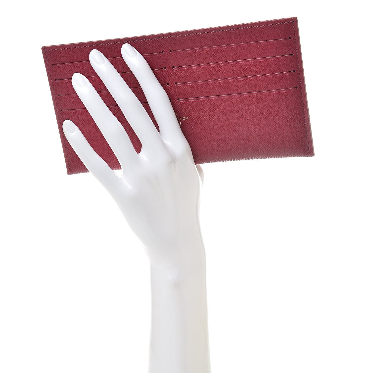 Louis Vuitton Calfskin Felicie Card Holder Insert Fuchsia 2 of 6