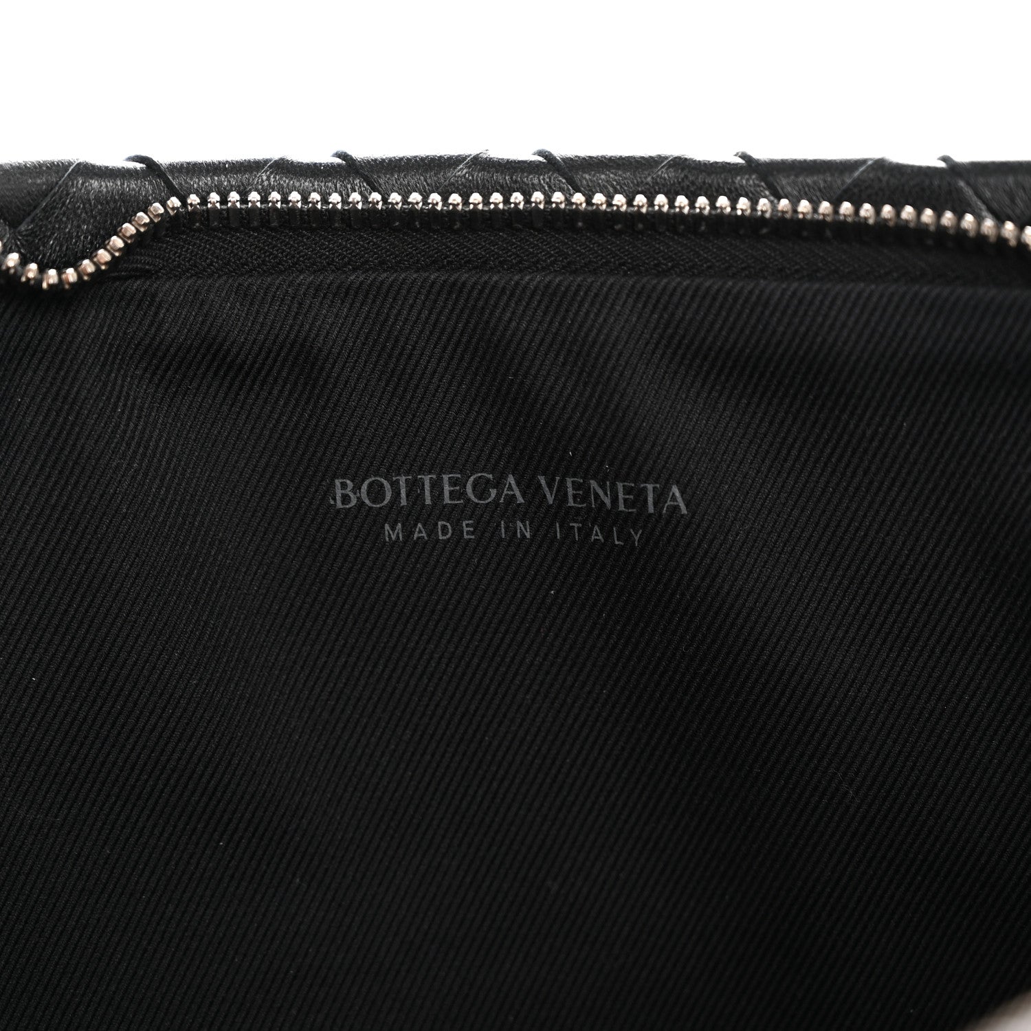Bottega Veneta Nappa Intrecciato Zip Pouch Black 6 of 7