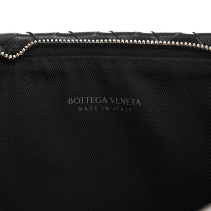 Bottega Veneta Nappa Intrecciato Zip Pouch Black 6 of 7