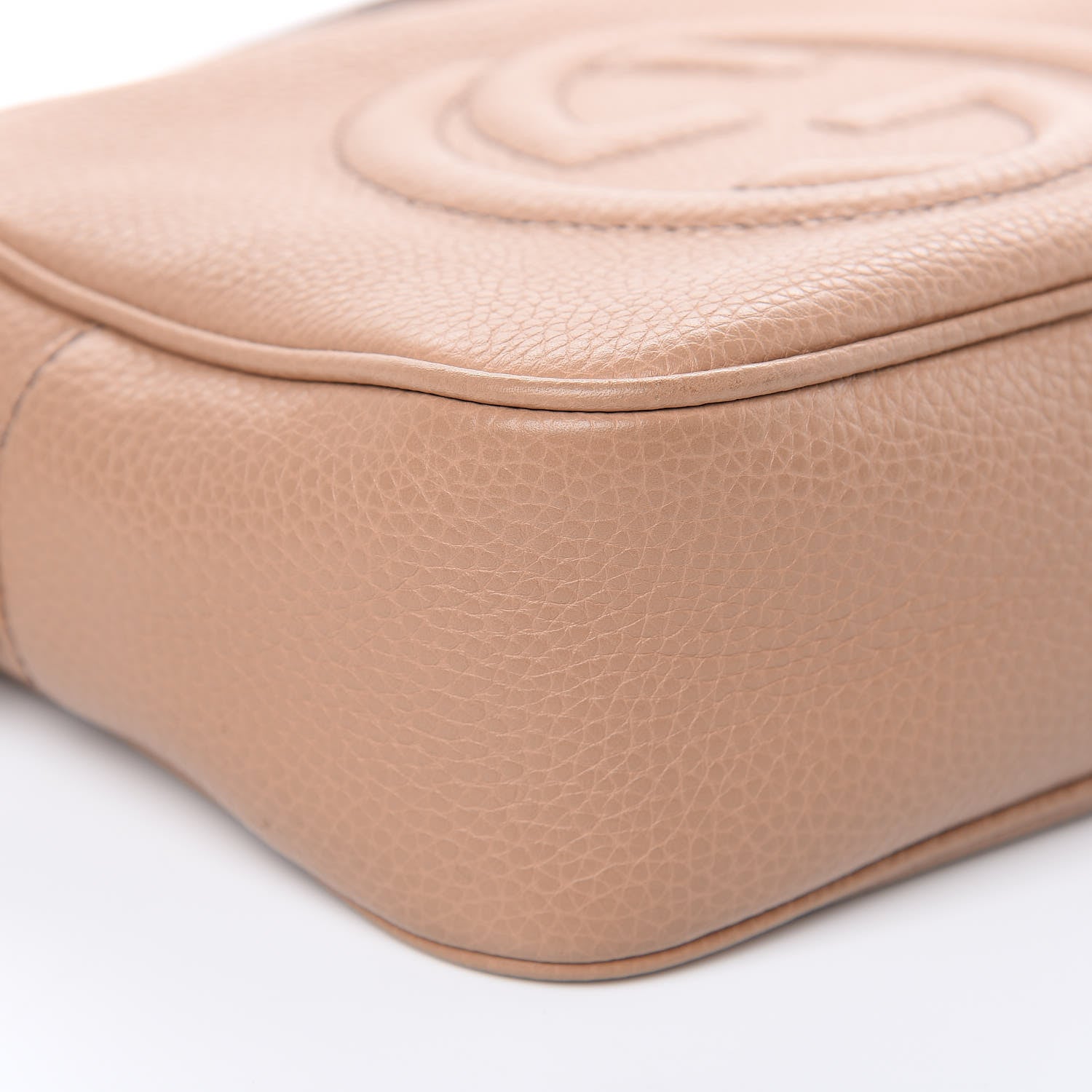 Gucci Pebbled Calfskin Small Soho Disco Bag Rose Beige 8 of 16
