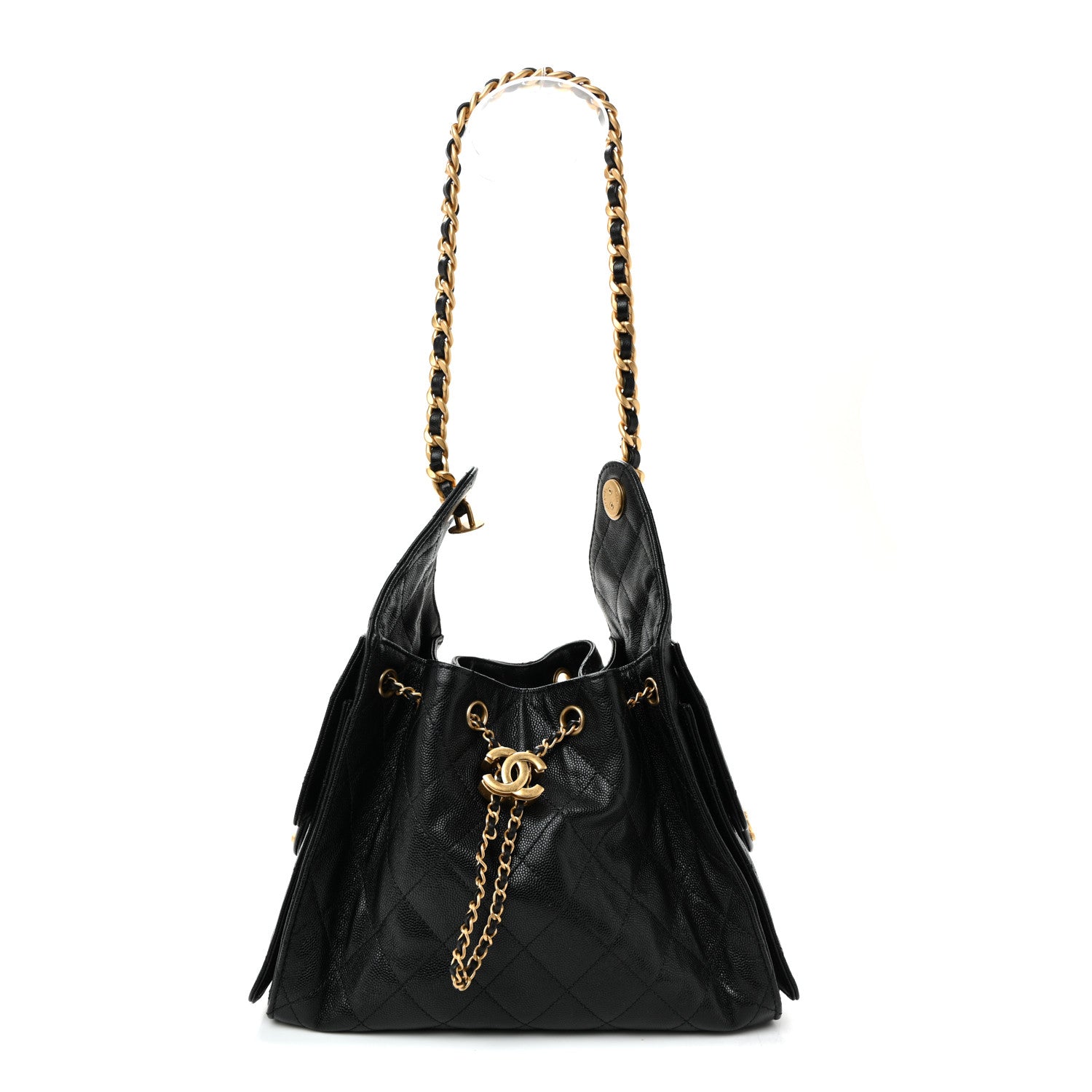 Chanel Caviar Quilted Small Chanel 25 Handbag Black 1 of 10