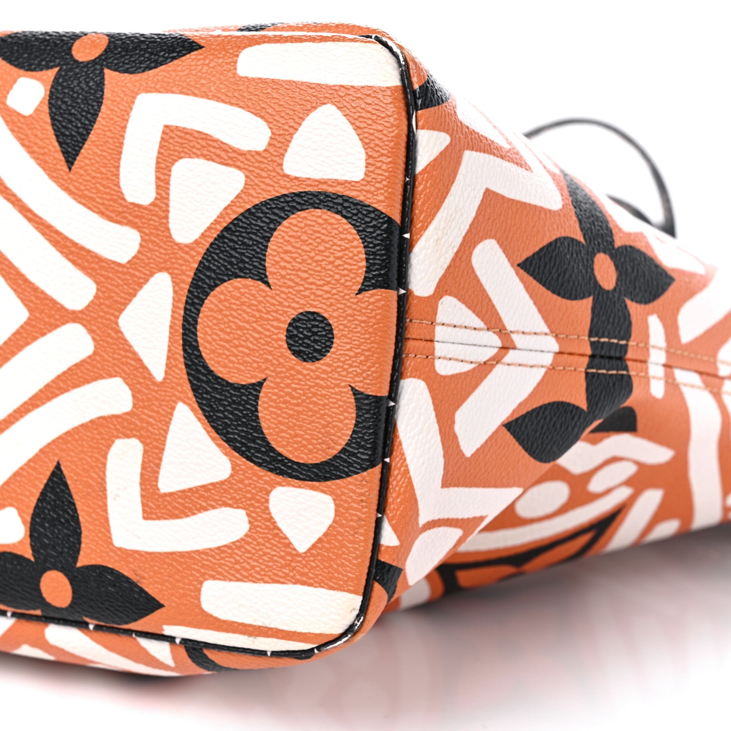 Louis Vuitton Monogram Giant Crafty Neverfull MM Creme Caramel 10 of 15