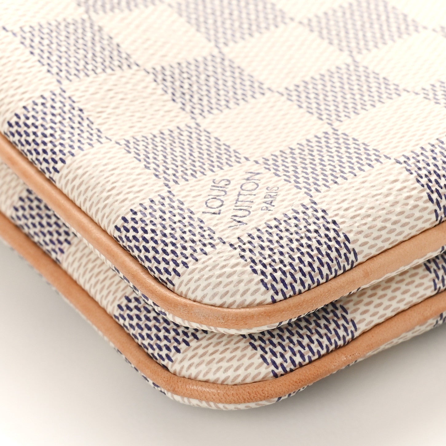 Louis Vuitton Damier Azur Double Zip Pochette 8 of 9
