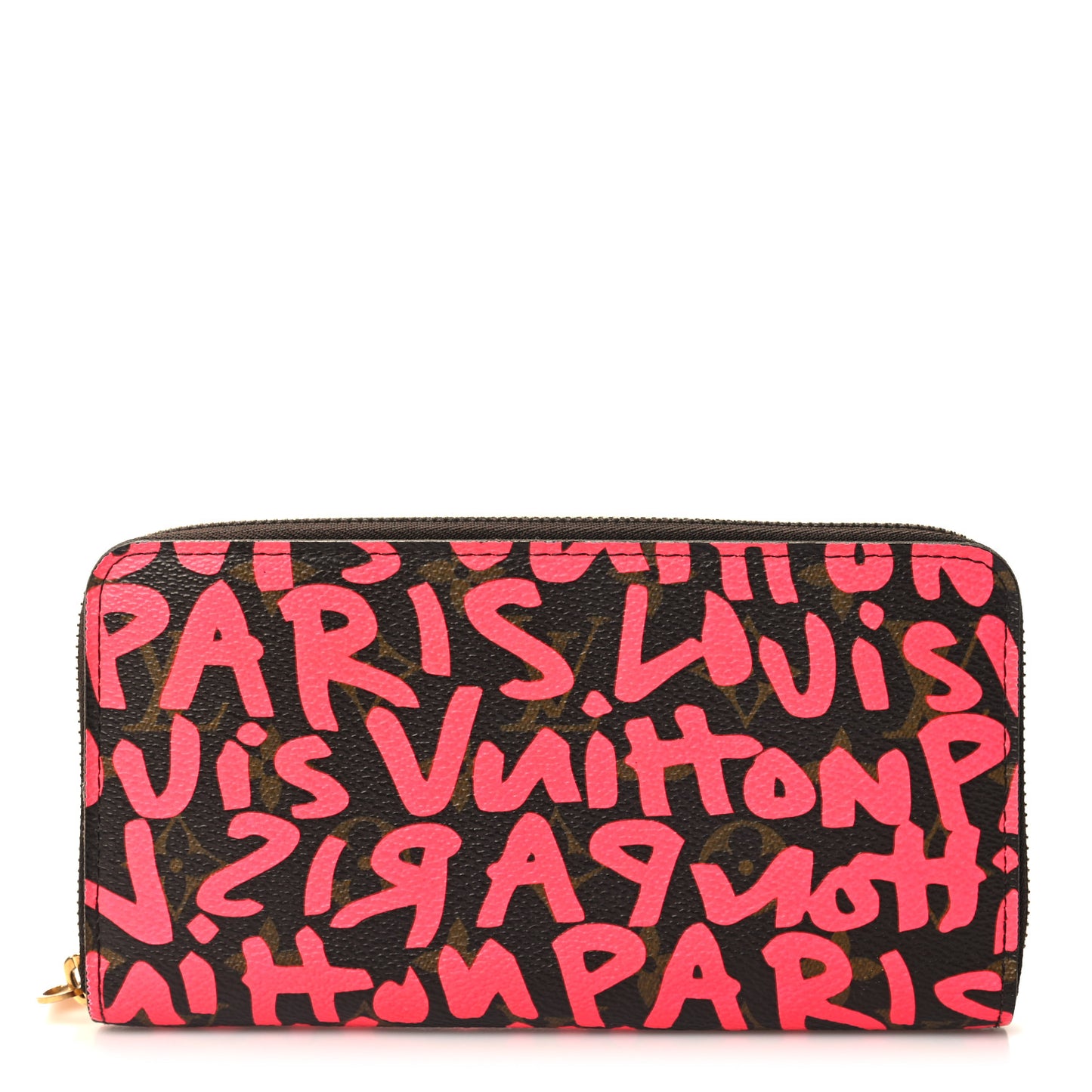 Monogram Graffiti Zippy Wallet Fuchsia