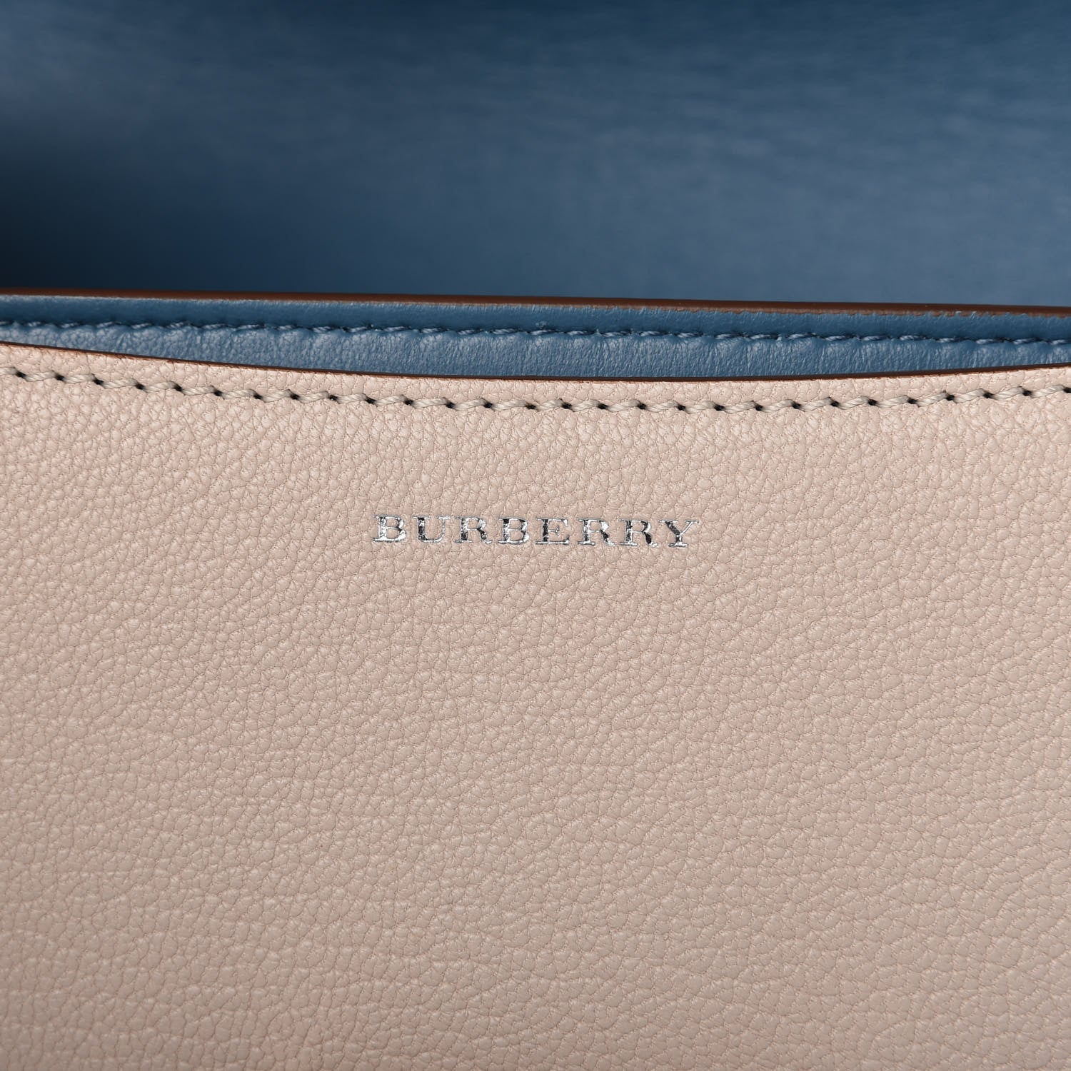 Burberry Goatskin Small D-Ring Bag Stone 8 of 10