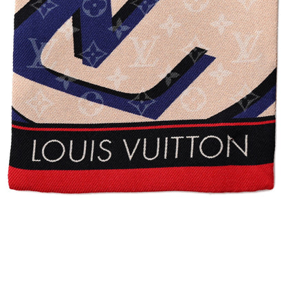 Louis Vuitton Silk Monogram Planet LV Bandeau Beige 2 of 6
