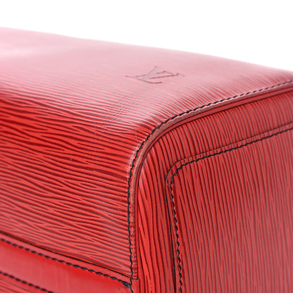 Louis Vuitton Epi Speedy 25 Castillan Red 18 of 23