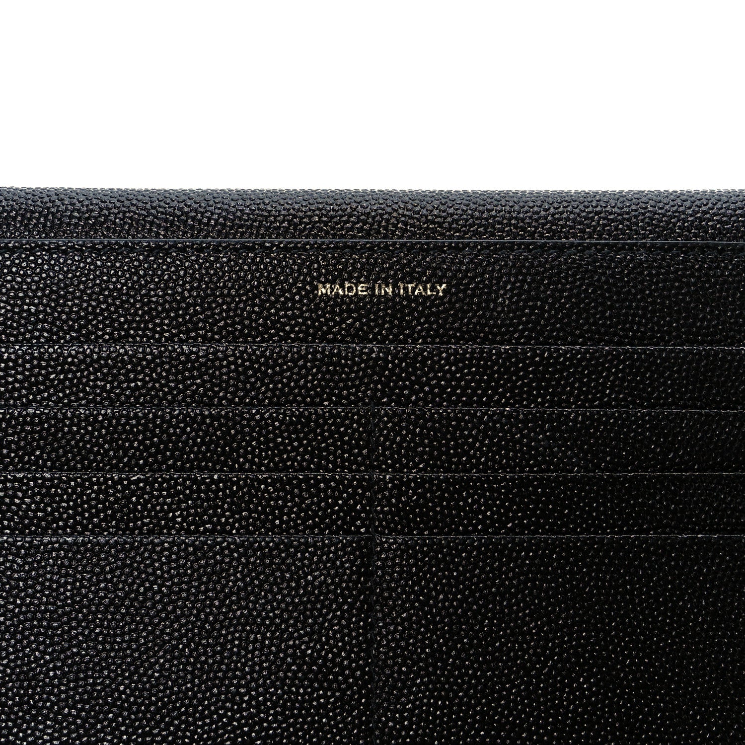Saint Laurent Grain De Poudre Monogram Uptown Wallet Black 15 of 22