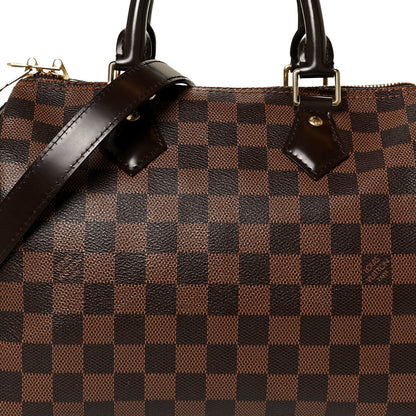 Louis Vuitton Damier Ebene Speedy Bandouliere 25 8 of 12