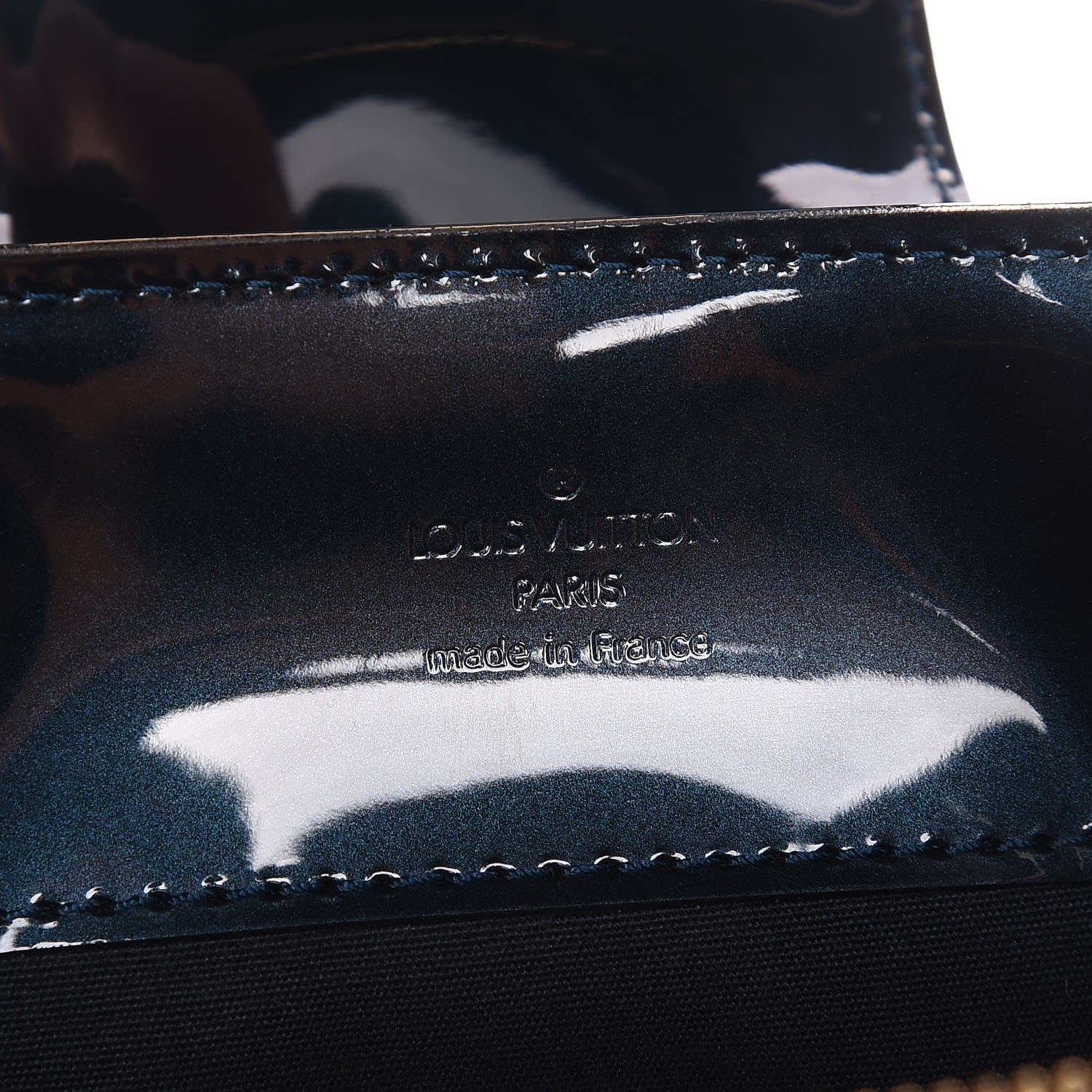 Louis Vuitton Vernis Melrose Avenue Blue Nuit 6 of 7