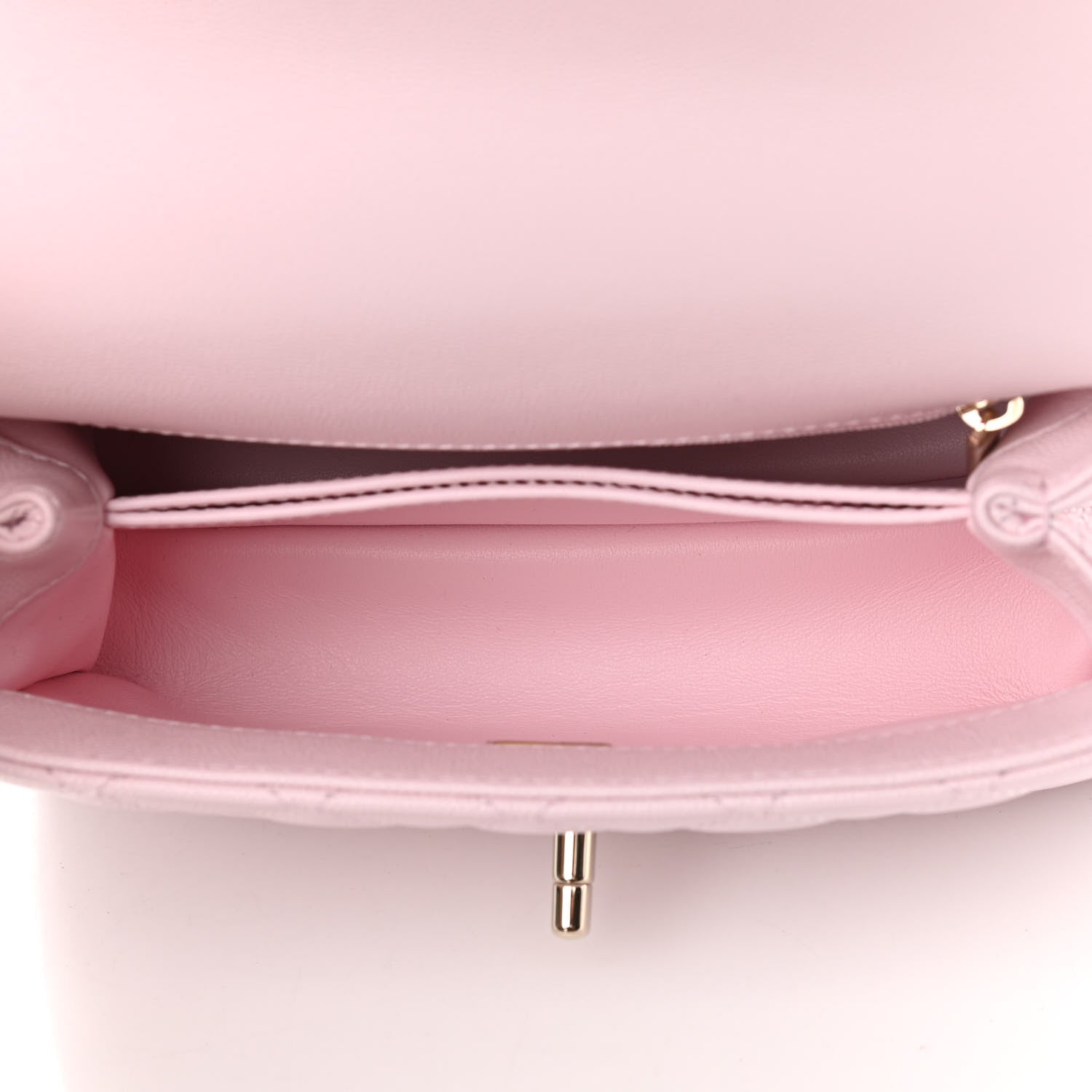 Chanel Caviar Quilted Mini Coco Handle Flap Light Pink 7 of 11