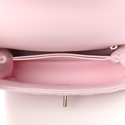 Chanel Caviar Quilted Mini Coco Handle Flap Light Pink 7 of 11
