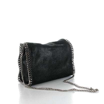 Stella McCartney Shaggy Deer Mini Falabella Tote Black 3 of 8