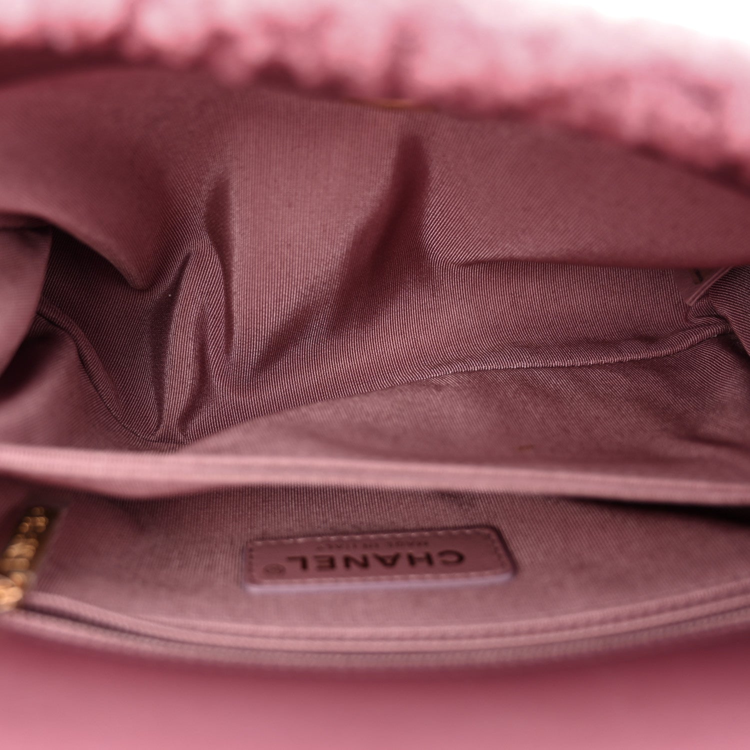 Chanel Shearling Lambskin Small Coco Handle Flap Pink 5 of 10
