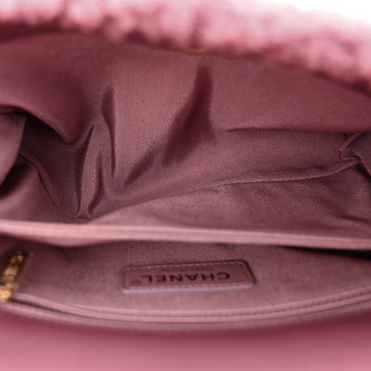 Chanel Shearling Lambskin Small Coco Handle Flap Pink 5 of 10