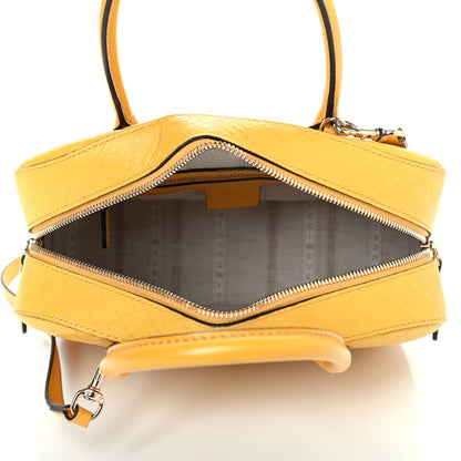 Gucci Calfskin Diamante Small Top Handle Bag Yellow 4 of 4