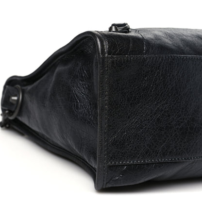 Balenciaga Arena Lambskin Classic Hardware Medium Le City Black 9 of 10