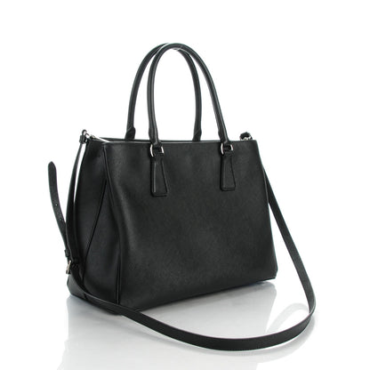 Prada Saffiano Lux Medium Tote Nero Black 3 of 7