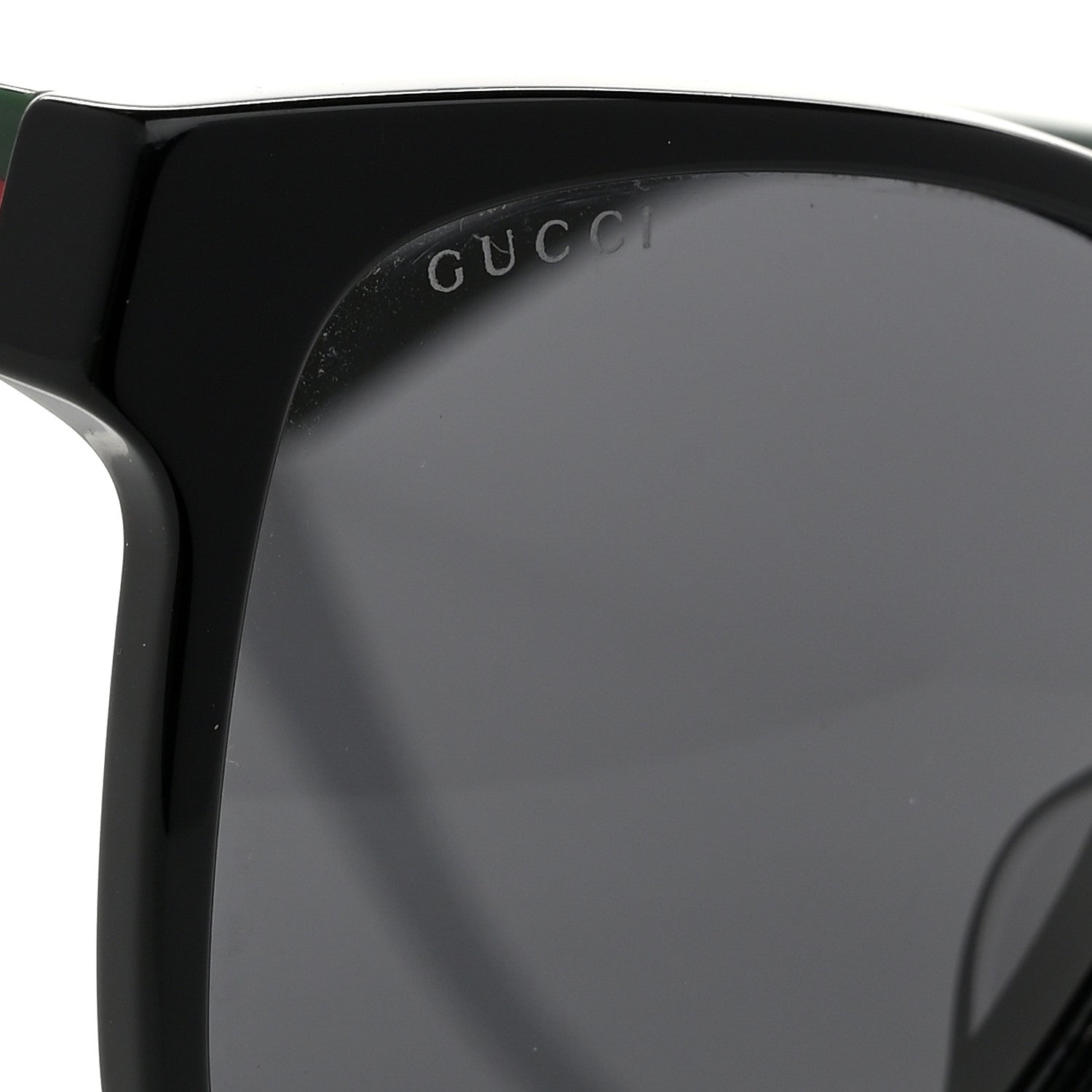 Gucci Square Eye GG Web Sunglasses GG0417SK Black 7 of 9