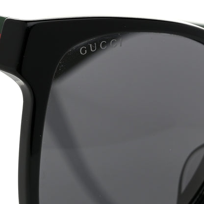 Gucci Square Eye GG Web Sunglasses GG0417SK Black 7 of 9