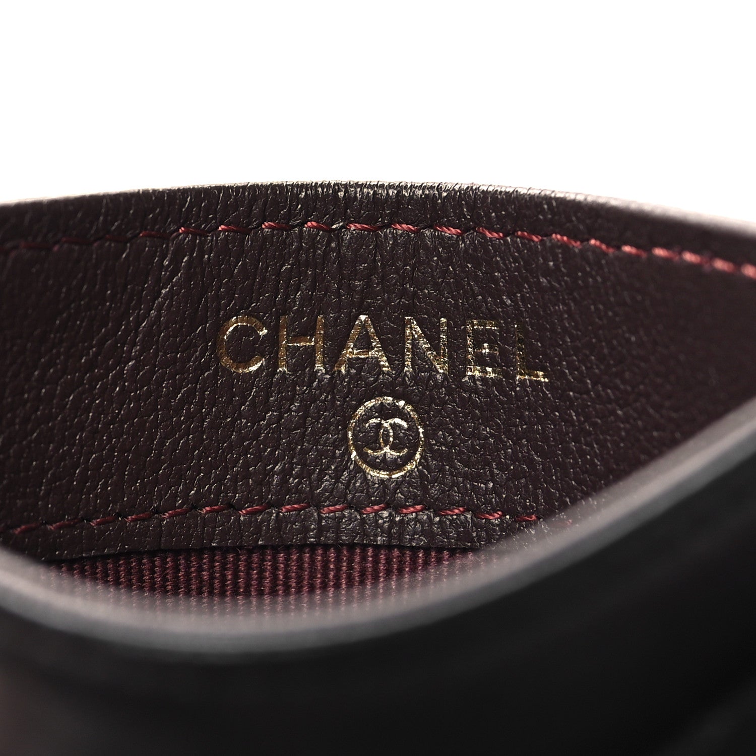 Chanel Lambskin Quilted Card Holder Black 6 of 9