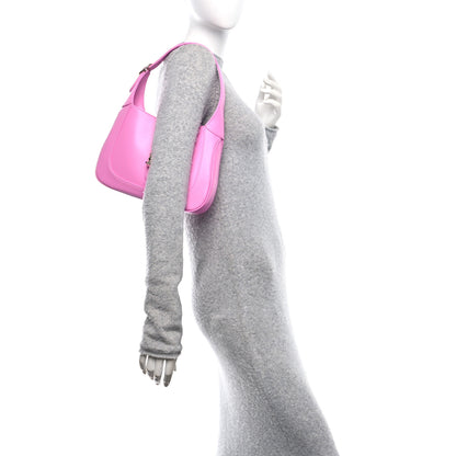 Gucci Ancora Calfskin Web Medium Jackie 1961 Hobo Pink 2 of 10