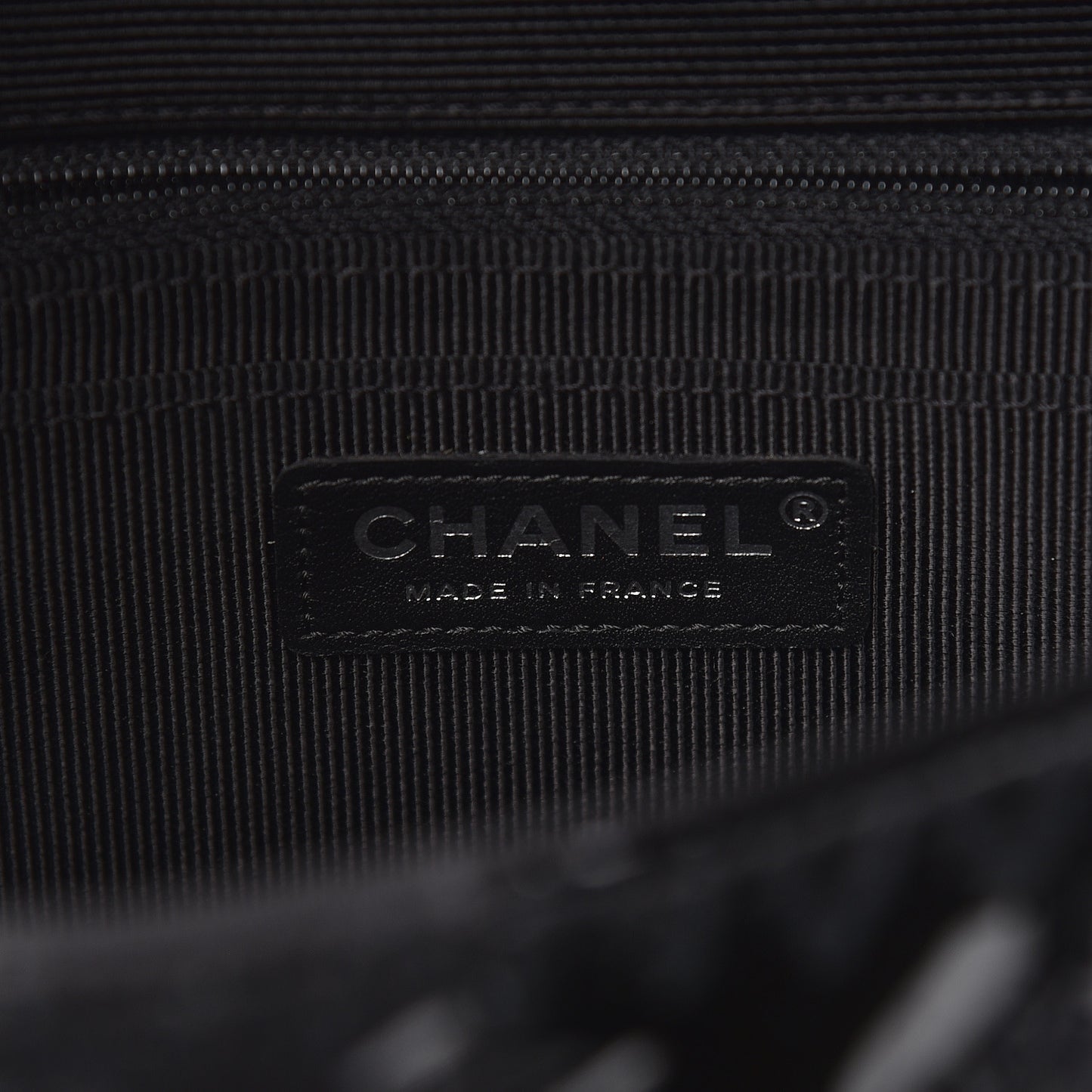 Tweed Patchwork Jumbo Single Flap Black