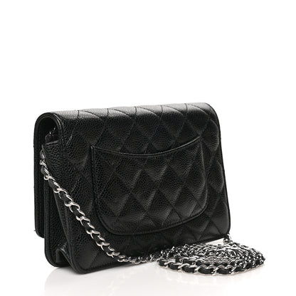 Chanel Caviar Quilted Wallet On Chain WOC Black 3 of 10