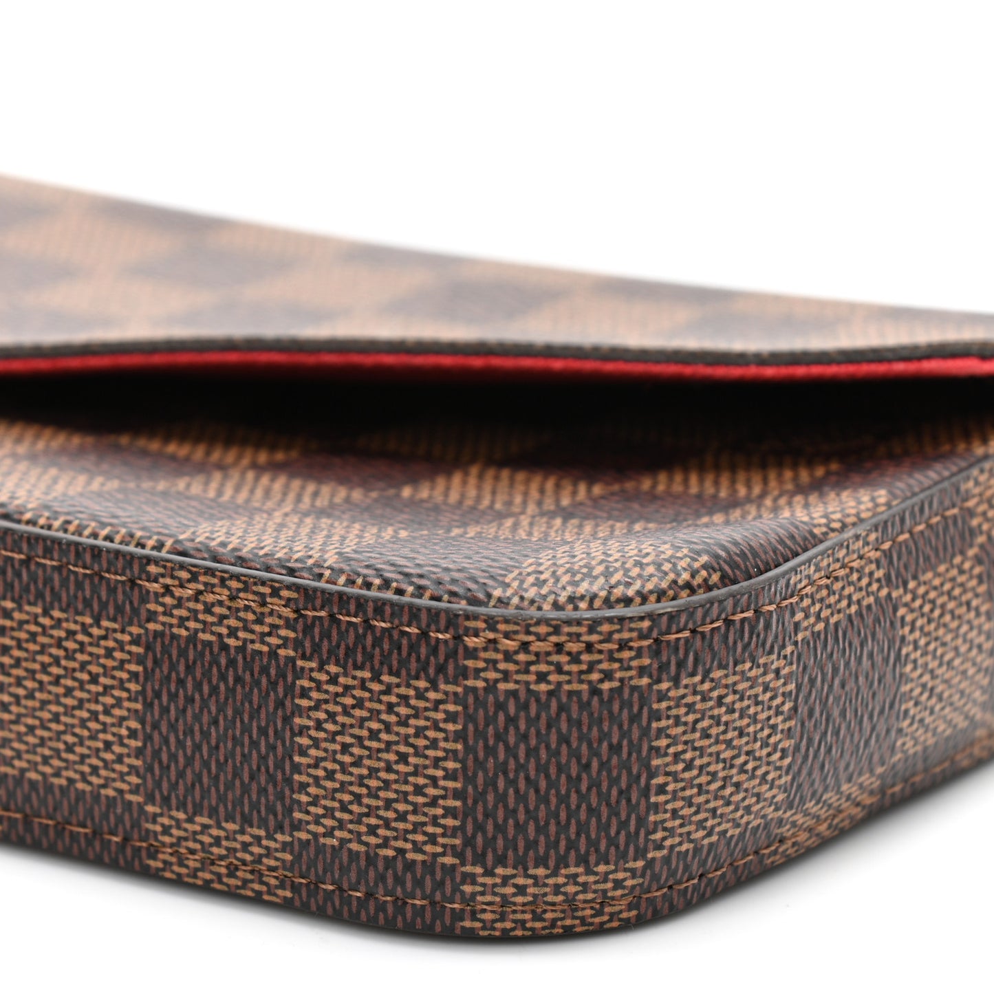 Damier Ebene Pochette Felicie Chain Wallet