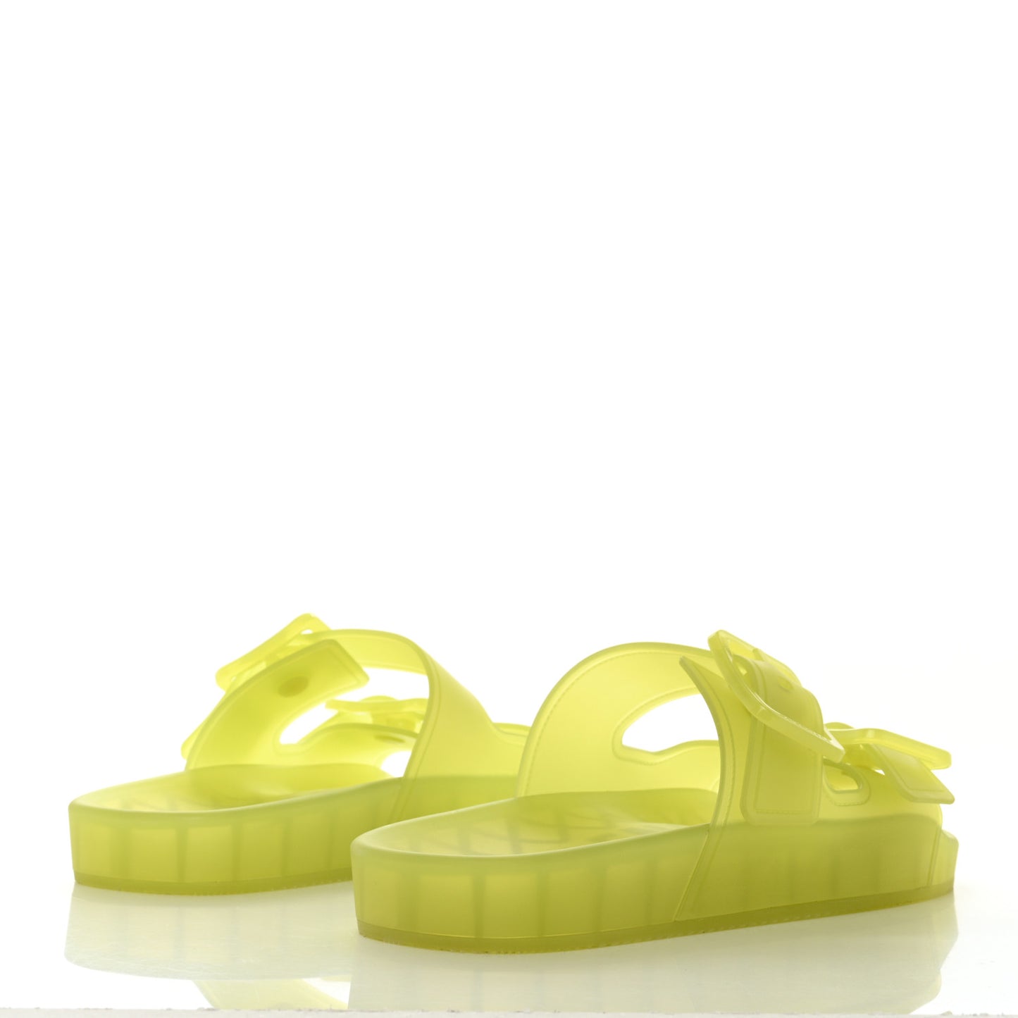 Technical Polyurethane Mallorca Slide Sandals 38 Fluo Yellow